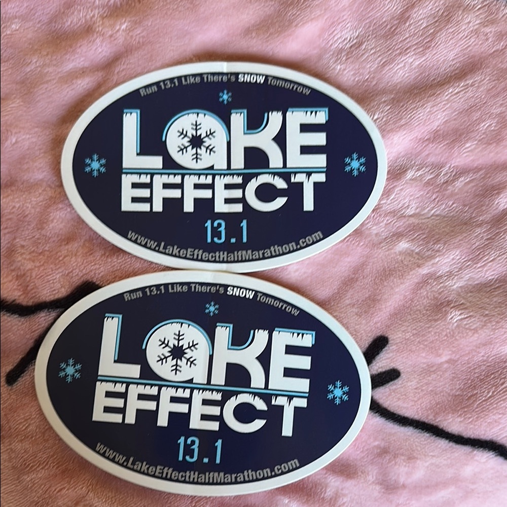 Lake Effect 13.1 Half Marathon Decal Stickers